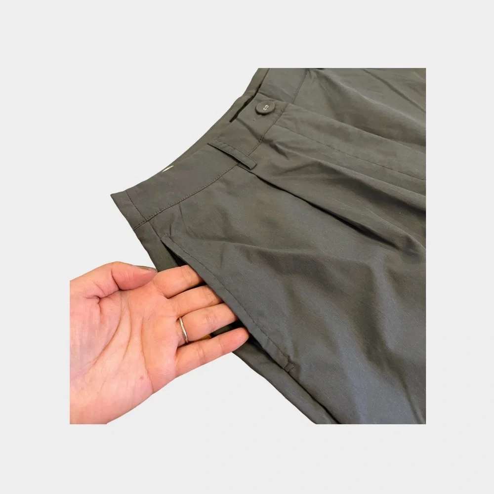 Pretty Little Thing Charcoal Peach Skin Straight Leg Trousers - Picture 5 of 10